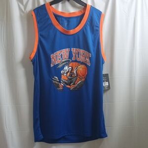 Blue and Orange Men's Tank Top